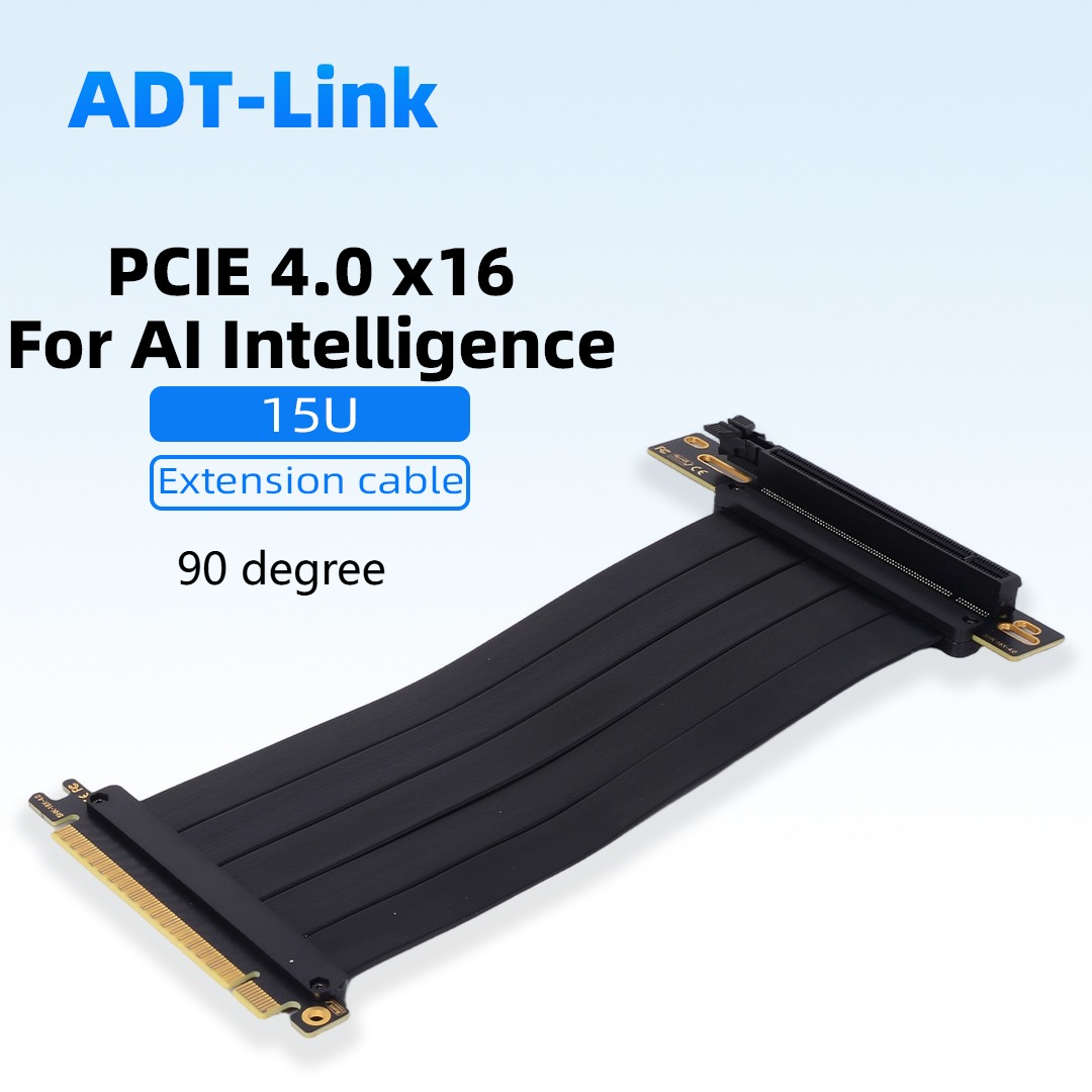 Pcie 5.0 Gpu Riser Cable - Cable Adaptador Extensor de Tarjeta Gráfica