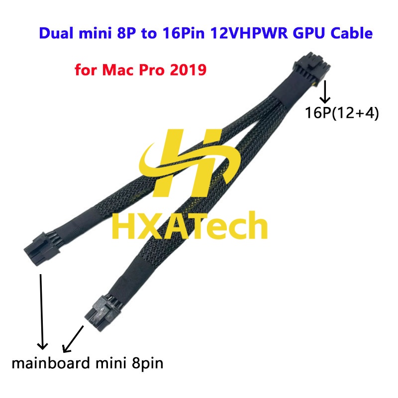 HXATech: cable de alimentación - Dual 8Pin To 16Pin 12Vhpwr Cable reseña y precio