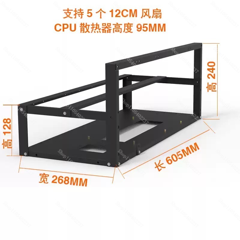 Estructura de marco abierto pa - Gpu Mining Rig Frame 8 Gpu reseña y precio