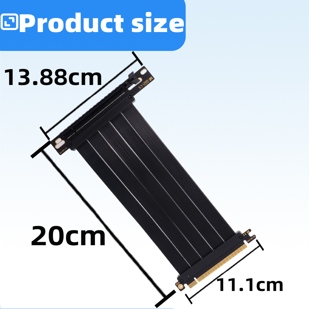 Cable Adaptador Extensor de Ta - Pcie 5.0 Gpu Riser Cable reseña y precio
