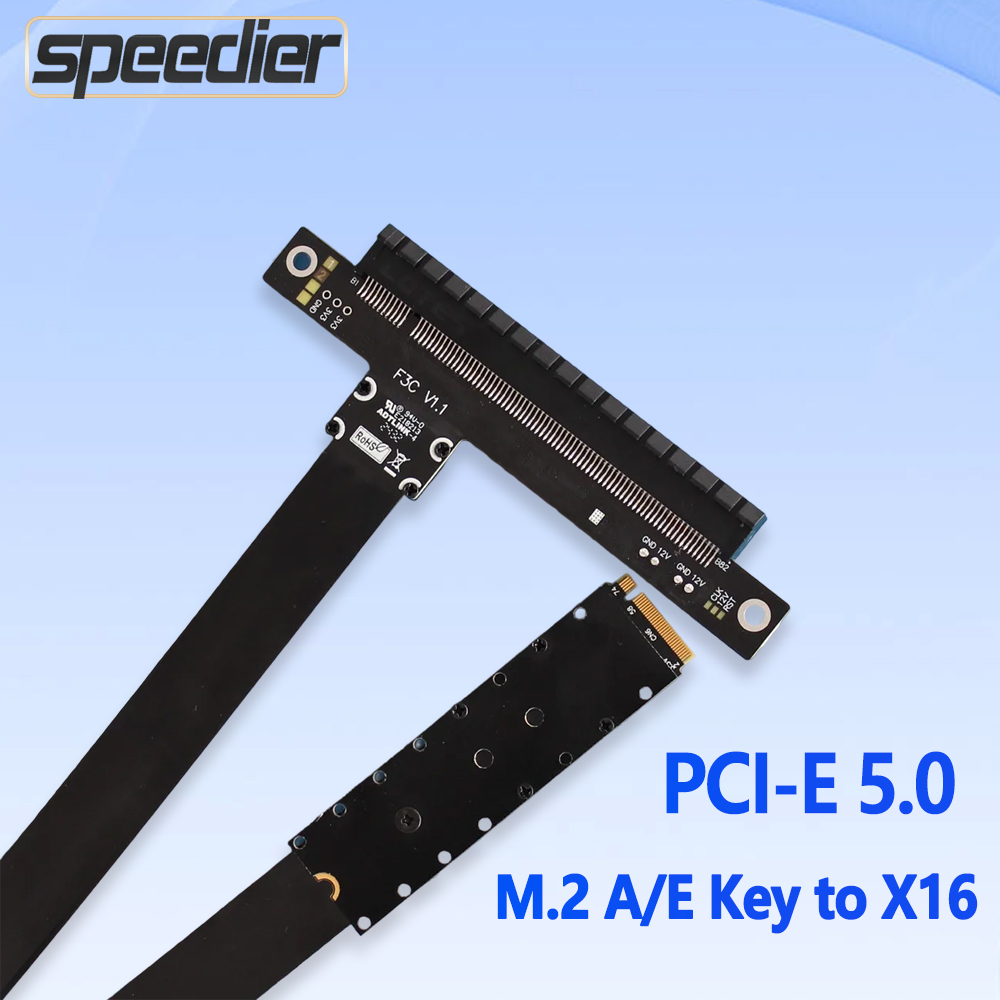 PCIe 5,0 X16 a M.2 NVMe Key M  - Pcie 5.0 Gpu Riser Cable reseña y precio